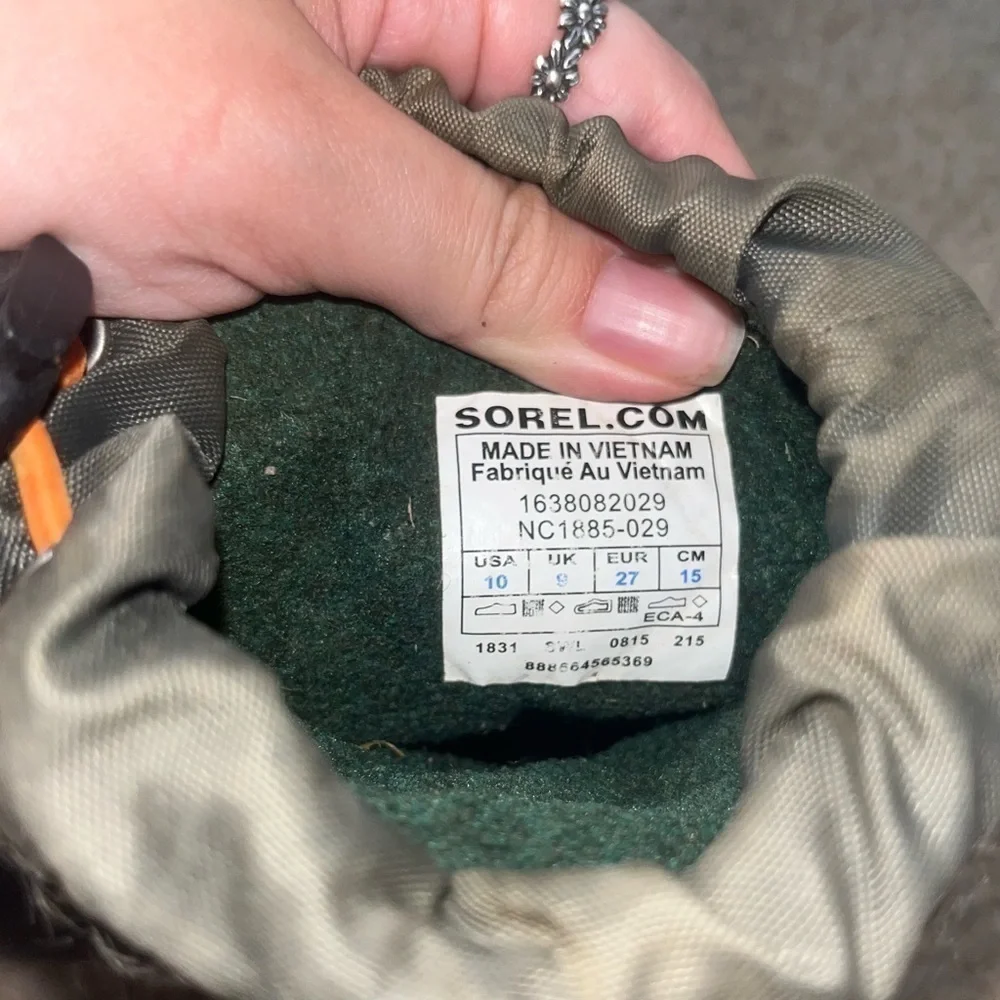 Sorel Kids Insulated Winter Snow Boots Size 10
